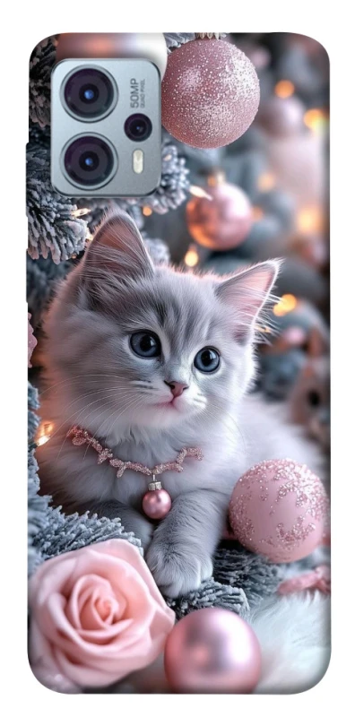 Чохол на Motorola Moto G23 Christmas Kitty фото 1 з 1