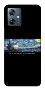 Чохол на Motorola Moto G54 Starry night Van Gogh фото 1 Чохол на Motorola Moto G54 Starry night Van Gogh фото 1 з 1