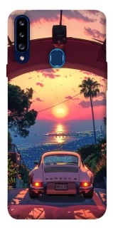 Чехол на Samsung Galaxy A20s Porsche at sunset фото 1 из 1