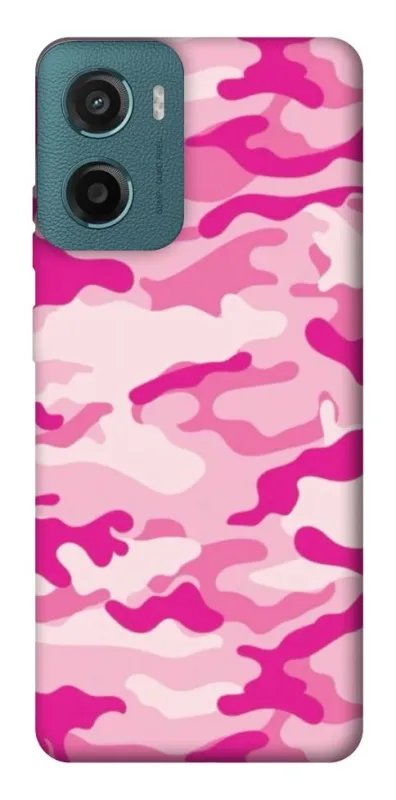 Чехол на Motorola Moto G06 camouflage pink фото 1 из 1
