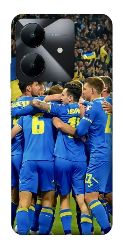 Чехол на Realme Note 60x Сборная Украины v3 фото 1 из 1