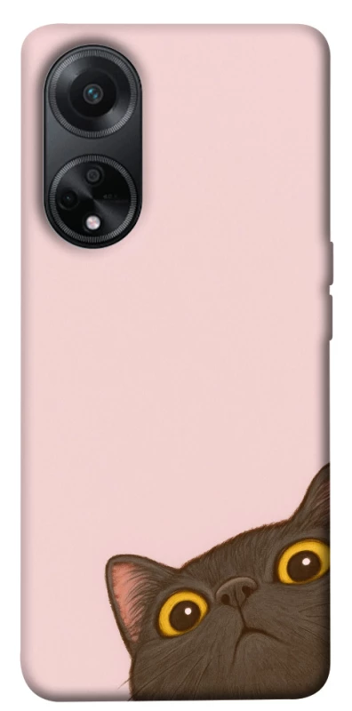 Чохол на Oppo A58 4G Peeping cat фото 1 з 1