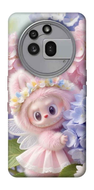 Чохол на Nothing Phone (3a) Pro Labubu & Flowers ver.1 фото 1 з 1