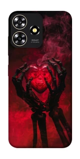 Чохол на ZTE Blade A73 4G Heart in the hands of a skeleton фото 1 з 1