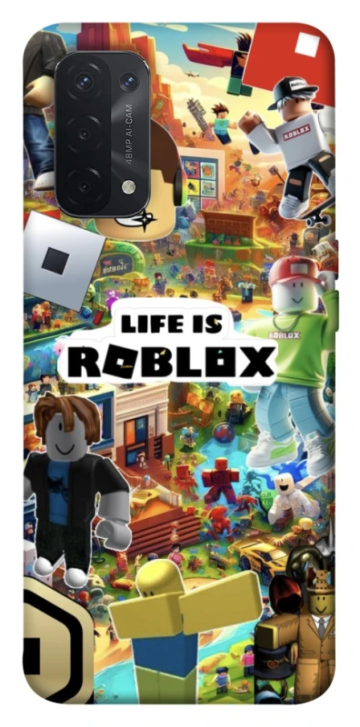 Чохол на Oppo A54 5G / A74 5G Life is Roblox фото 1 з 1