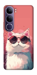 Чохол на Vivo Y300 Сat with glasses фото 1 з 1