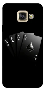 Чехол на Samsung A520 Galaxy A5 (2017) Black Cards фото 1 из 1