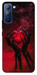Чохол на TECNO Pop 5 LTE Heart in the hands of a skeleton фото 1 з 1