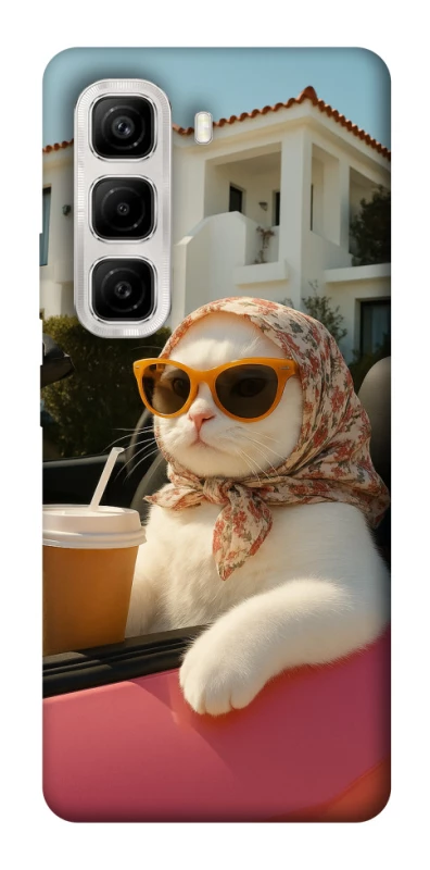 Чохол на Infinix Hot 50 4G Stylish Cat Cruise фото 1 з 1