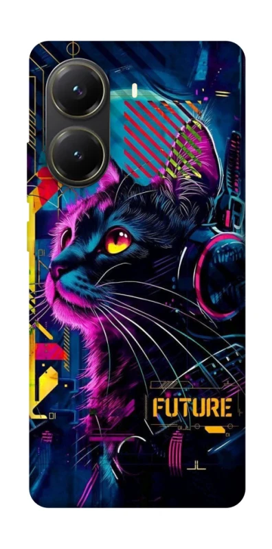 Чохол на Xiaomi Poco X6 Pro Cyber Cat v2 фото 1 з 1
