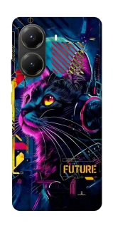 Чехол на Xiaomi Poco X6 Pro Cyber Cat v2 фото 1 из 1