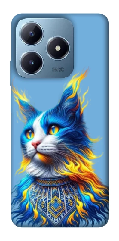 Чохол на Realme C63 Кіт патріот фото 1 з 1