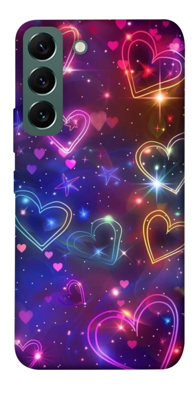 Чохол на Samsung Galaxy S22 Drawn hearts фото 1 з 1