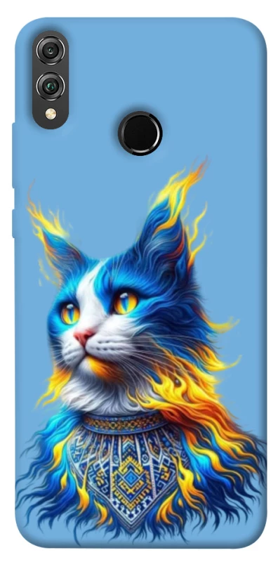 Чохол на Huawei Honor 8X Кіт патріот фото 1 з 1
