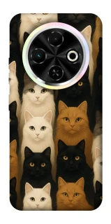 Чехол на TECNO Spark 30C Colorful Cat Collage фото 1 Чехол на TECNO Spark 30C Colorful Cat Collage фото 1 из 1