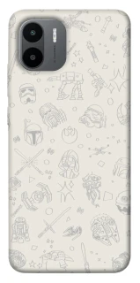 Чехол на Xiaomi Redmi A1+ / Poco C50 / A2+ Star Wars background ver.1 фото 1 из 1