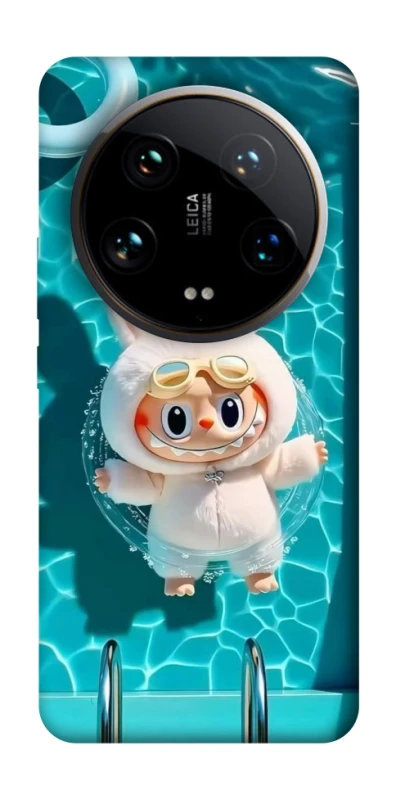 Чохол на Xiaomi 14 Ultra Labubu in the pool ver.2 фото 1 з 1