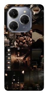Чохол на TECNO Spark 20 Pro Coffee collage ver.1 фото 1 з 1