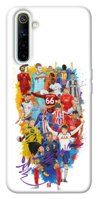 Чохол на Realme 6 Football Abstract v2 фото 1 з 1