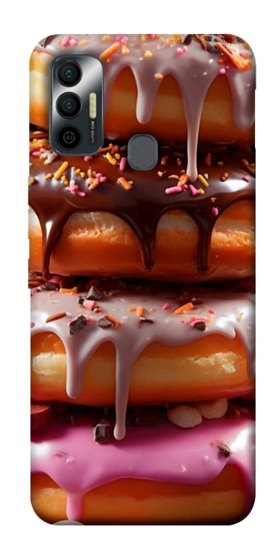 Чехол на TECNO Spark 7 Пончики фото 1 из 1