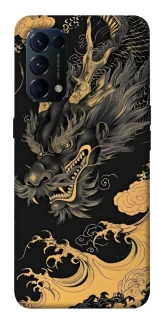 Чохол на Oppo Reno 5 4G gold dragon фото 1 з 1