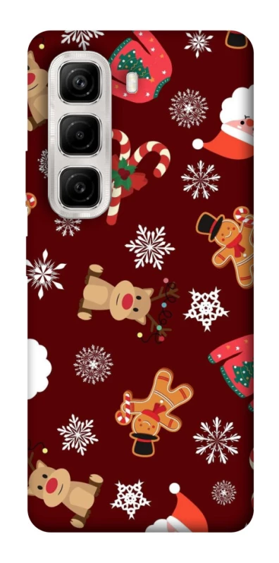 Чехол на Infinix Hot 50 4G Новогодний v6 фото 1 из 1