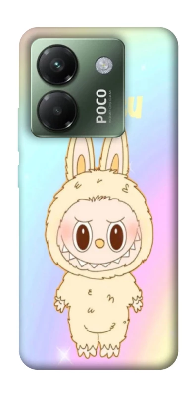 Чохол на Xiaomi Poco M7 pro 5G Fluffy Rainbow Labubu фото 1 з 1