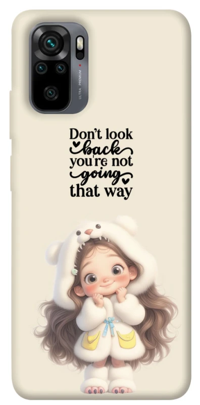 Чехол на Xiaomi Redmi Note 10 / Note 10s Don't look back фото 1 из 1