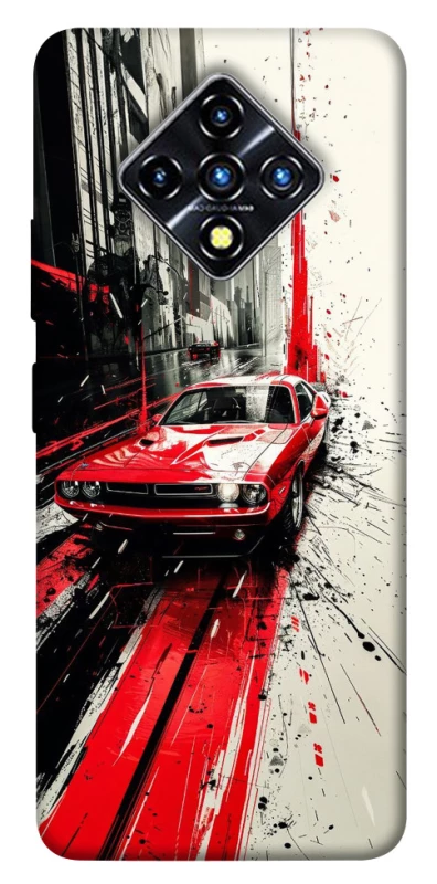 Чехол на Infinix Zero 8 Painted Mustang фото 1 из 1