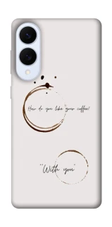 Чехол на Samsung Galaxy S25 Edge Coffee with you фото 1 из 1