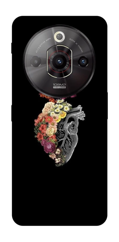 Чохол на ZTE Nubia Focus Pro Heart with flowers фото 1 з 1