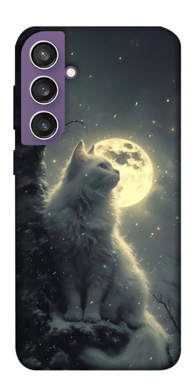 Чохол на Samsung Galaxy S23 FE Кіт під місяцем фото 1 з 1