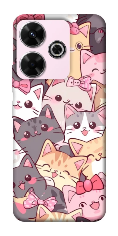 Чохол на Xiaomi Poco M6 4G Cute Cat фото 1 з 1