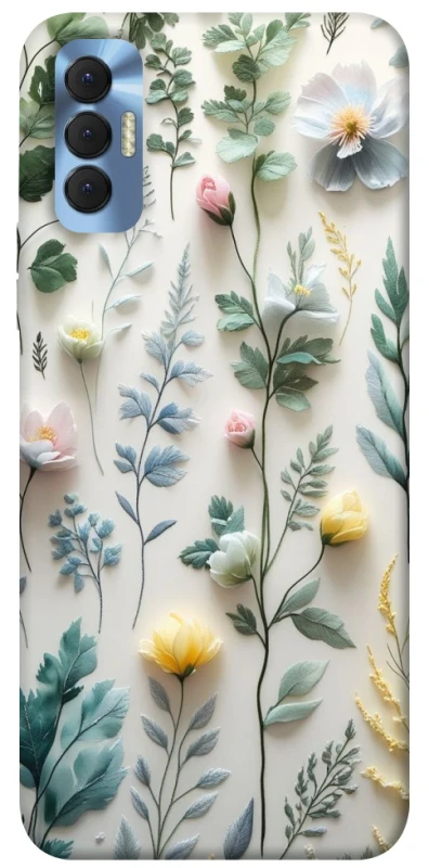 Чехол на TECNO Spark 8P Floral design ver.4 фото 1 из 1