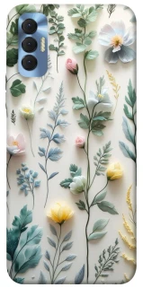 Чехол на TECNO Spark 8P Floral design ver.4 фото 1 из 1
