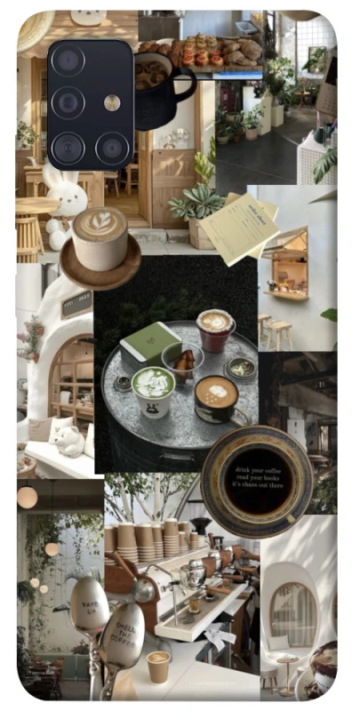 Чохол на Samsung Galaxy A51 Coffee collage ver.4 фото 1 з 1
