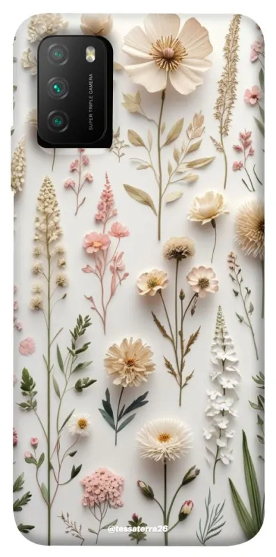 Чехол на Xiaomi Poco M3 Floral design ver.1 фото 1 из 1