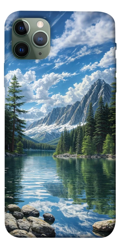 Чехол на Apple iPhone 11 Pro Max (6.5") River in the mountains фото 1 из 1