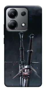 Чехол на Xiaomi Redmi Note 13 4G Мечи Ведьмака фото 1 из 1