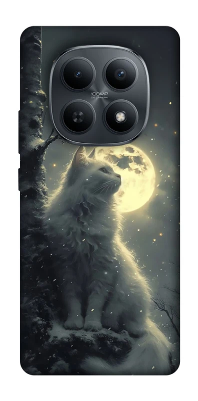Чохол на Xiaomi Redmi Note 15 4G/5G (EU) Кіт під місяцем фото 1 з 1