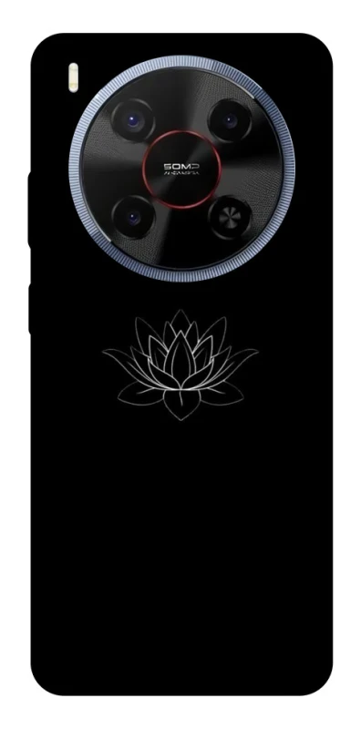 Чохол на ZTE Blade V70 Max Black Lotus фото 1 Чохол на ZTE Blade V70 Max Black Lotus фото 1 з 1