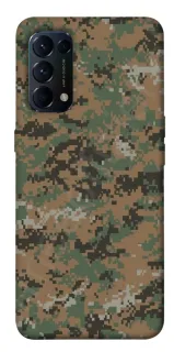 Чехол на Oppo Reno 5 4G Camouflage v32 фото 1 из 1