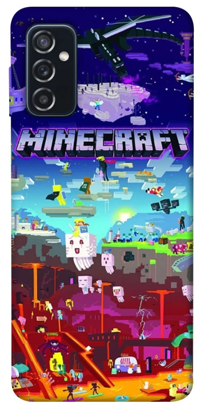 Чохол на Samsung Galaxy M52 Minecraft world фото 1 з 1