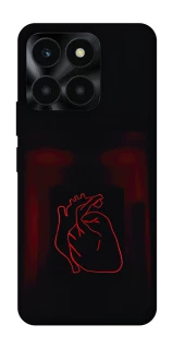 Чехол на Huawei Honor X6a Красное сердце фото 1 из 1