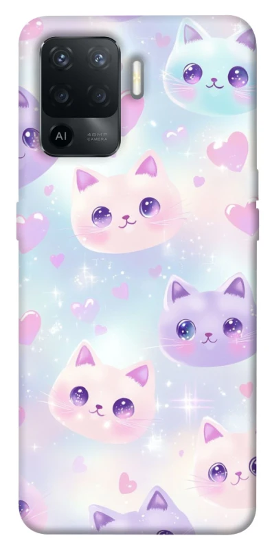 Чехол на Oppo Reno 5 Lite Funny Kittens ver.4 фото 1 из 1