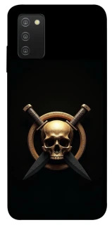 Чехол на Samsung Galaxy A03s Golden Skull фото 1 из 1