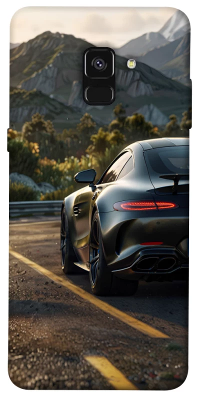 Чохол на Samsung A530 Galaxy A8 (2018) Car in the mountains фото 1 з 1