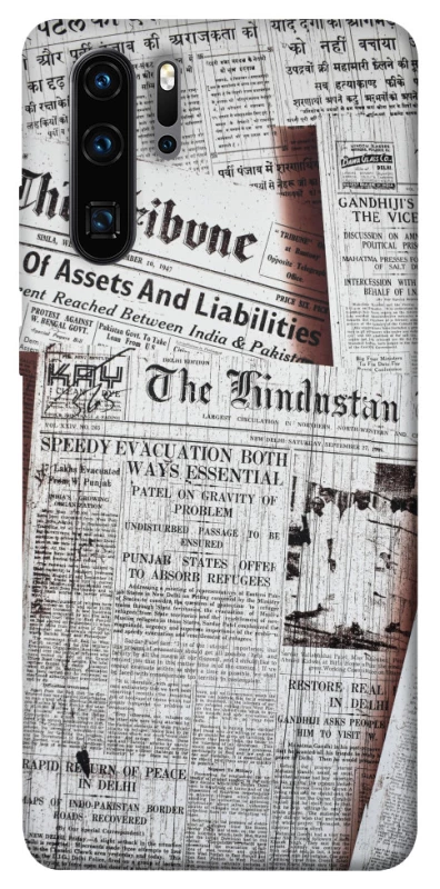Чехол на Huawei P30 Pro Газеты фото 1 из 1