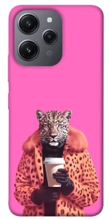 Чехол на Xiaomi Redmi 12 Леопард с кофе фото 1 из 1
