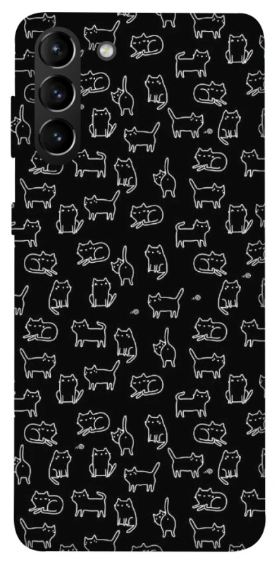 Чохол на Samsung Galaxy S21+ Black Cats фото 1 Чохол на Samsung Galaxy S21+ Black Cats фото 1 з 1